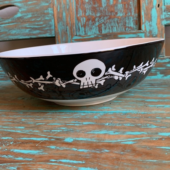 New Jack Skellington The Nightmare Before Christmas Grin Ceramic Serving Bowl - Picture 5 of 9